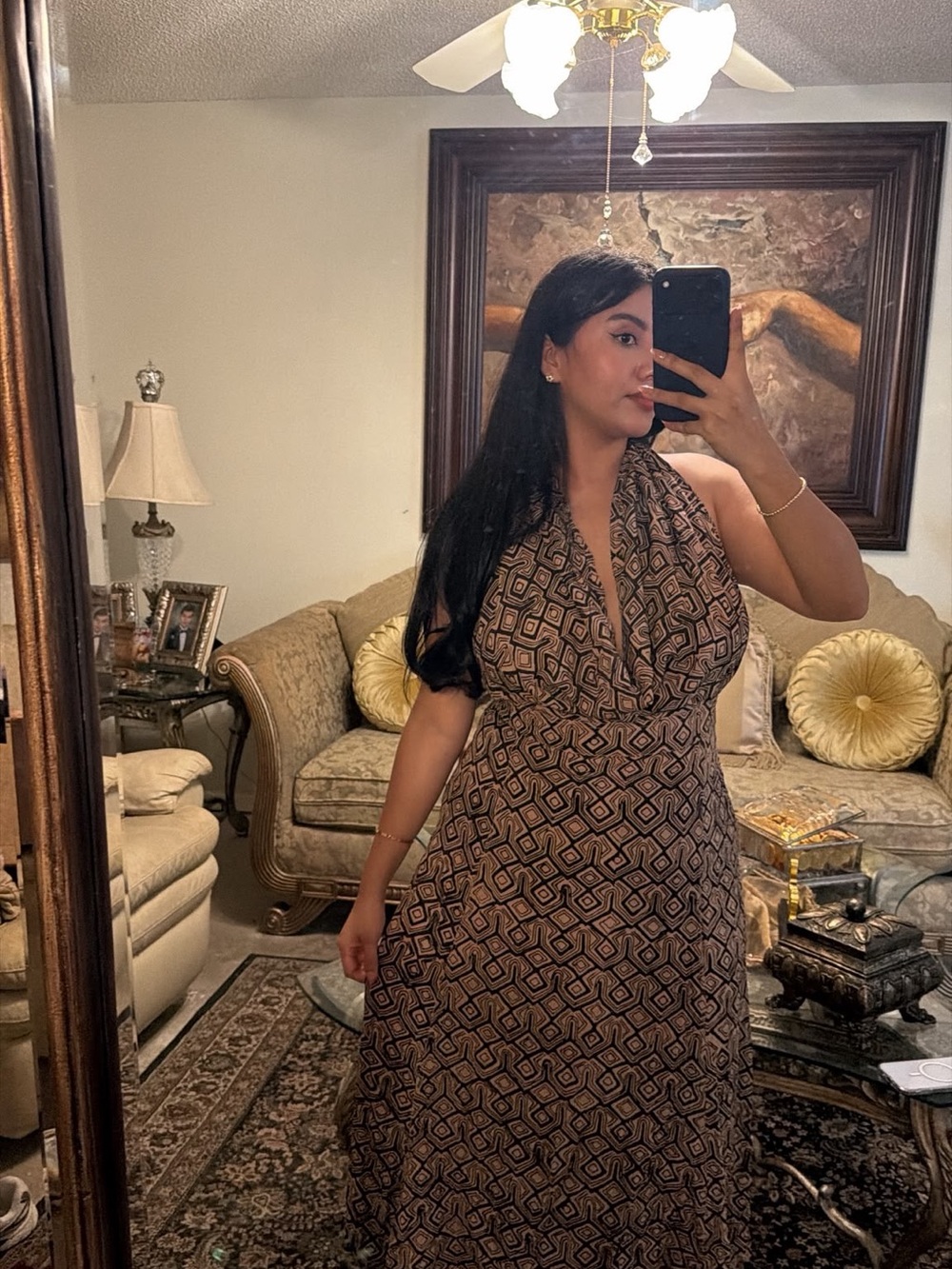 90s batik convertible dress vintage 1990s Hawaiian noa noa rayon strapless boho